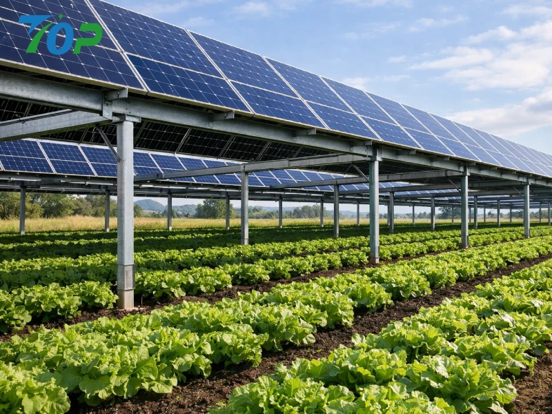 Agrivoltaika: Kako gojiti pridelke z visokim donosom pod sončnimi paneli