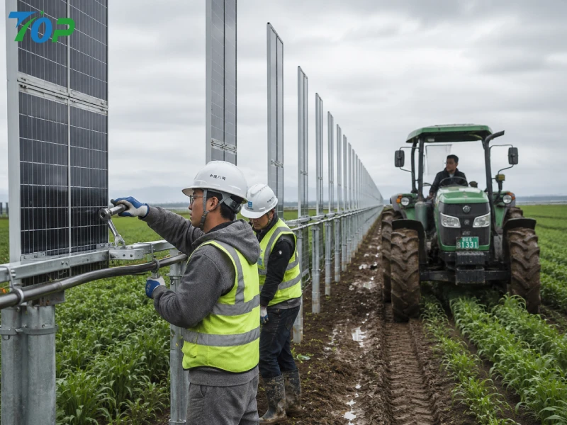 Kako vertikalni solarni sistemi zmanjšujejo ogljični odtis kmetij