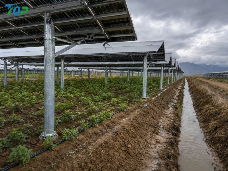 Kmetijski solarni montažni sistemi in njihov vpliv na vlago v tleh: inženirski vpogled v agrovoltaične projekte
