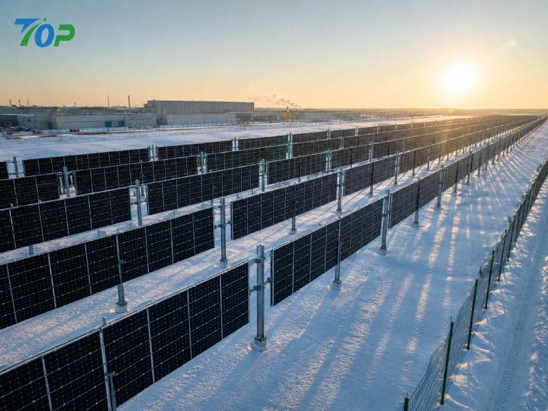 Vertikalna sončna energija v zasneženih območjih: inženirske prednosti vertikalnih PV sistemov v zimskih razmerah