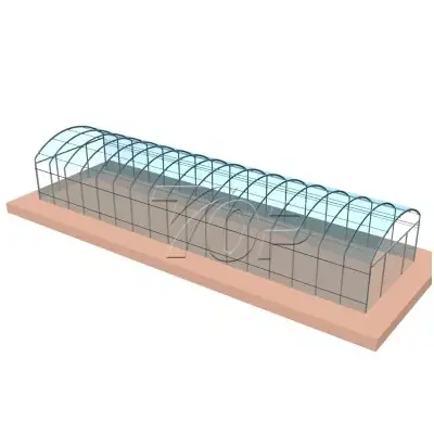Solarni montažni sistem za kmetijske lope