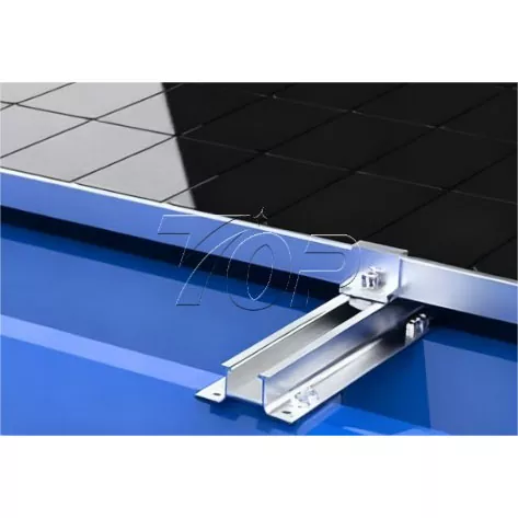 Mini tirnica za montažo na sončni panel iz aluminija