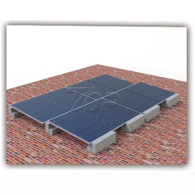 Balastni solarni sistem za ravno streho