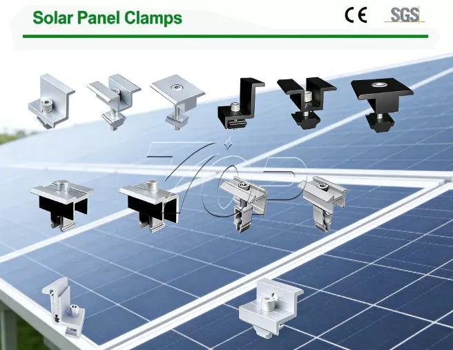 Solar Clamp with Grounding Pins
