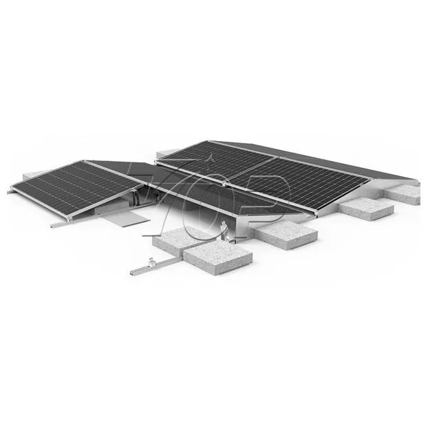Sistem za pritrditev solarnega balasta