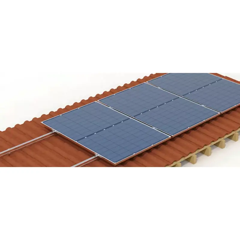 Montaža na strešni nosilec solarnega panela