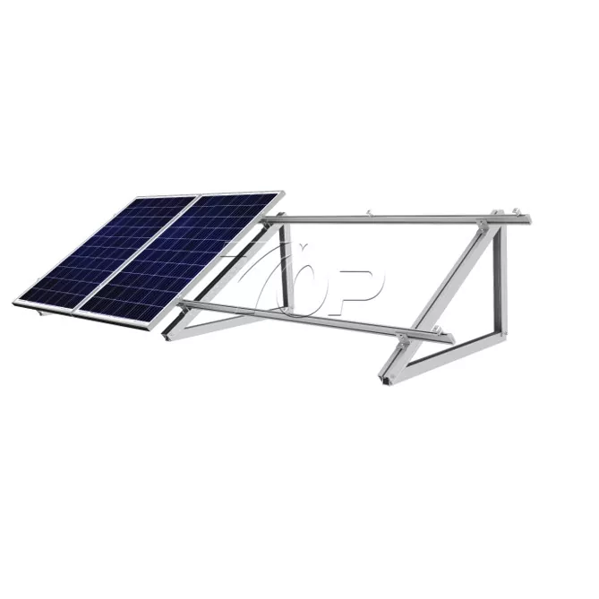 Solarni trikotni balastni sistem za pritrditev na ravno streho