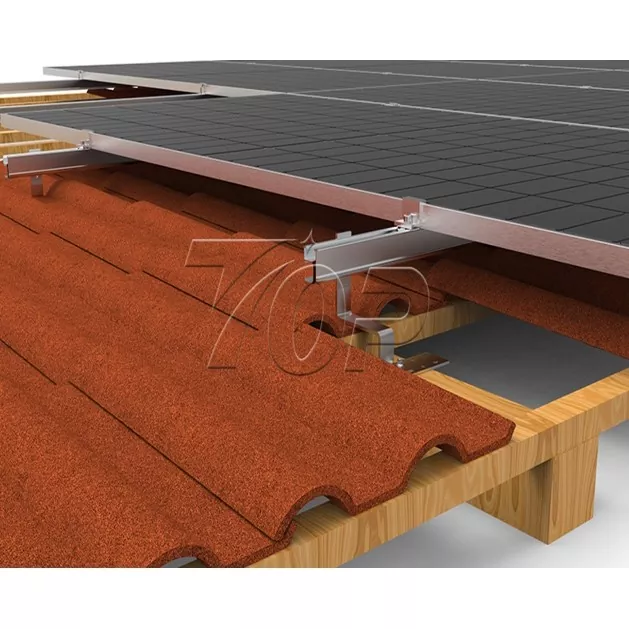 Solarni nosilec za streho iz ploščic