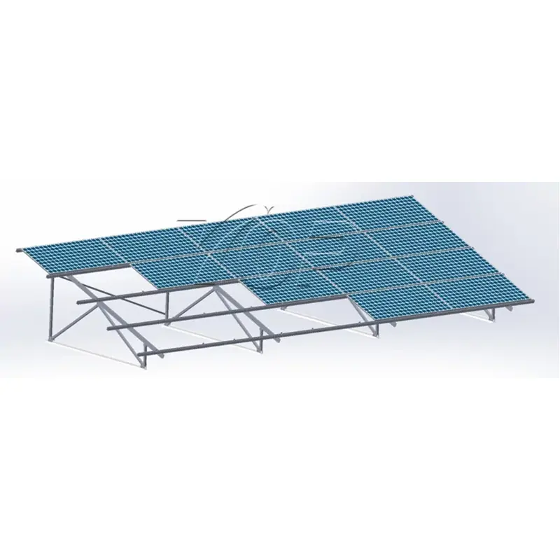 Trikotni solarni montažni sistem za kovinske strehe