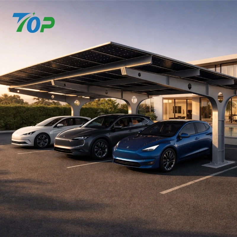Komplet rešitev za solarni nadstrešek na ključ